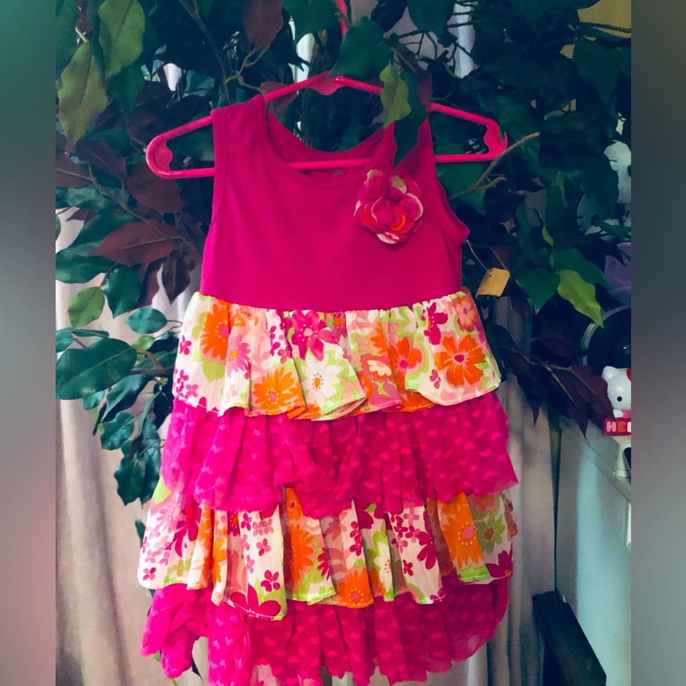 Girls 2T magenta dress